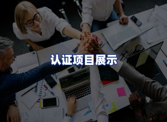 认证项目展示